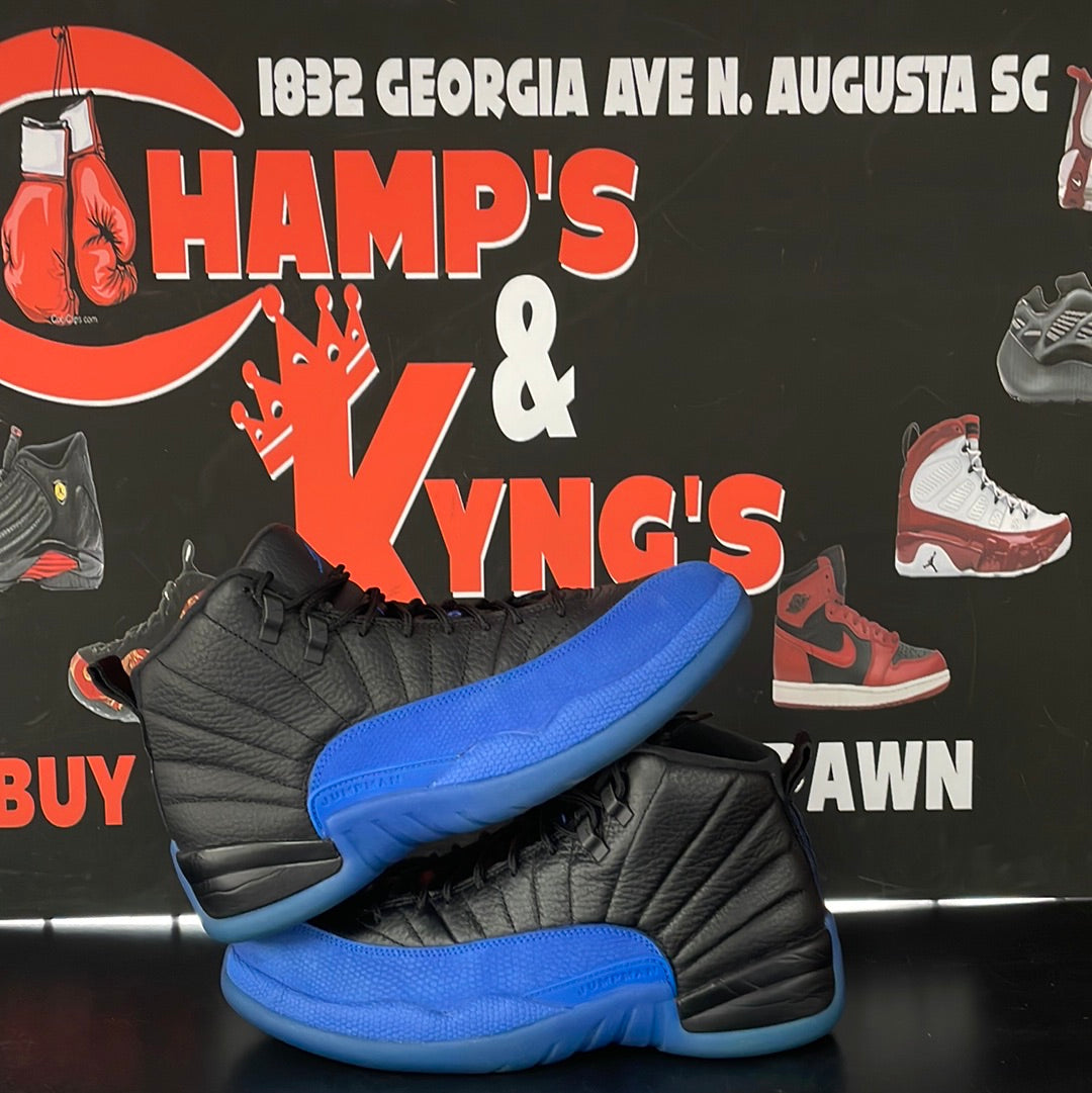 Air Jordan 12 Black Royal Blue KIXX USA