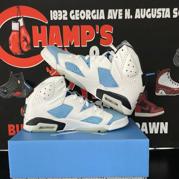 Air Jordan 6 UNC White