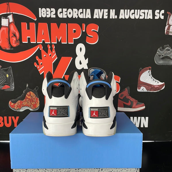 Air Jordan 6 UNC White