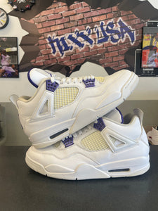 Unleash Your Inner Sneakerhead with the Limited Edition Air Jordan 4 Purple Metallic #8324!