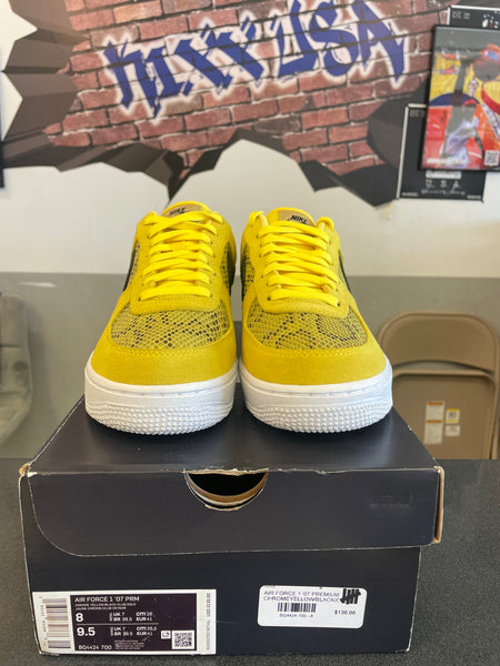 Nike Air Force 1 Low “Yellow Snakeskin”#101624