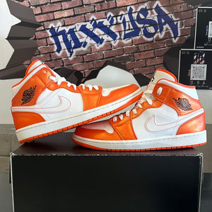 Air Jordan 1 Mids(Metallic Orange)#121823