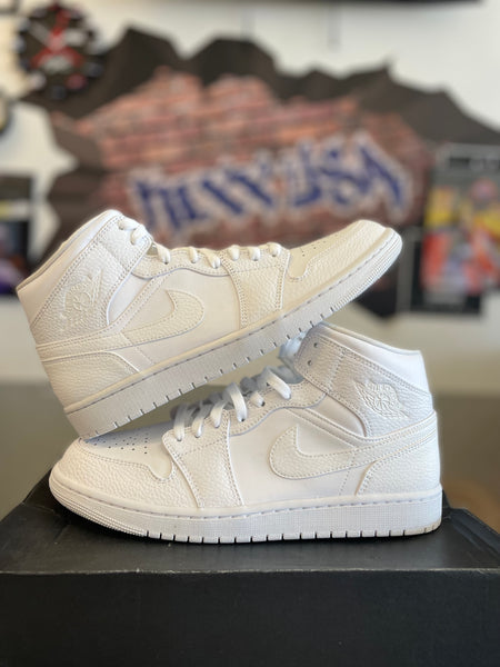 Air Jordan 1 Mid “Triple White”#111524