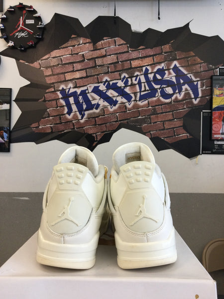 Wmns Air Jordan 4 “Metallic Gold”#82724
