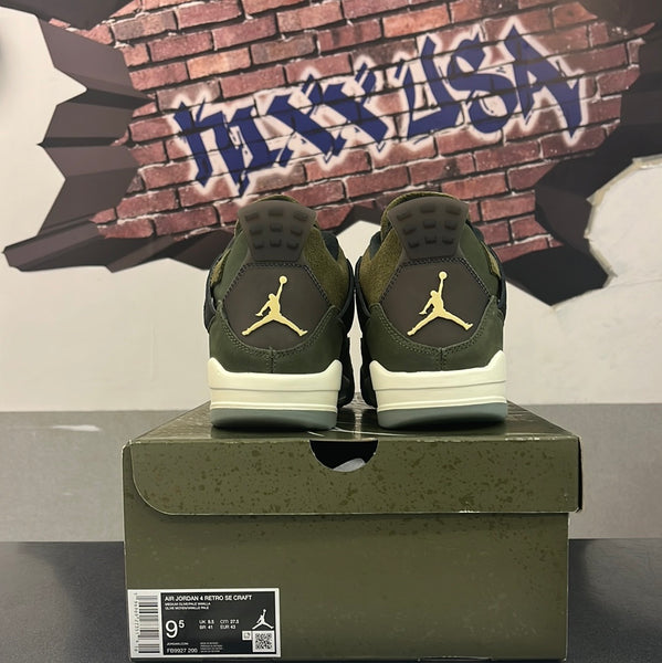 Air Jordan 4 Craft”Olive”#111223