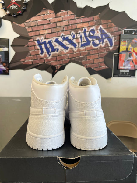 Air Jordan 1 Mid “Triple White”#111524