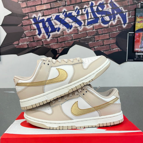 Wmns Nike Dunk Low “Gold Swoosh”#11724