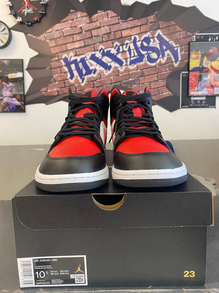 Air Jordan 1 Mid “Bred”#41924