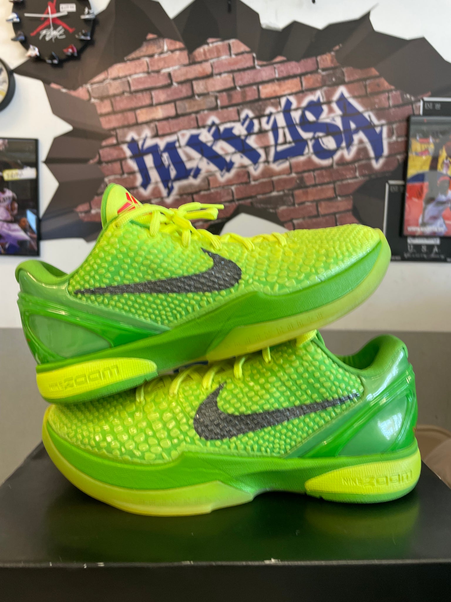 Zoom Kobe 6 Protro”Grinch 2020”#10724