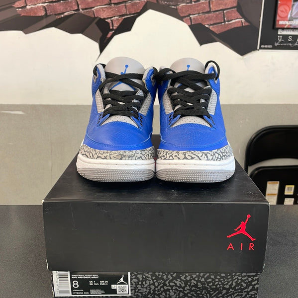 Air Jordan 3”Varsity Royal”#1724