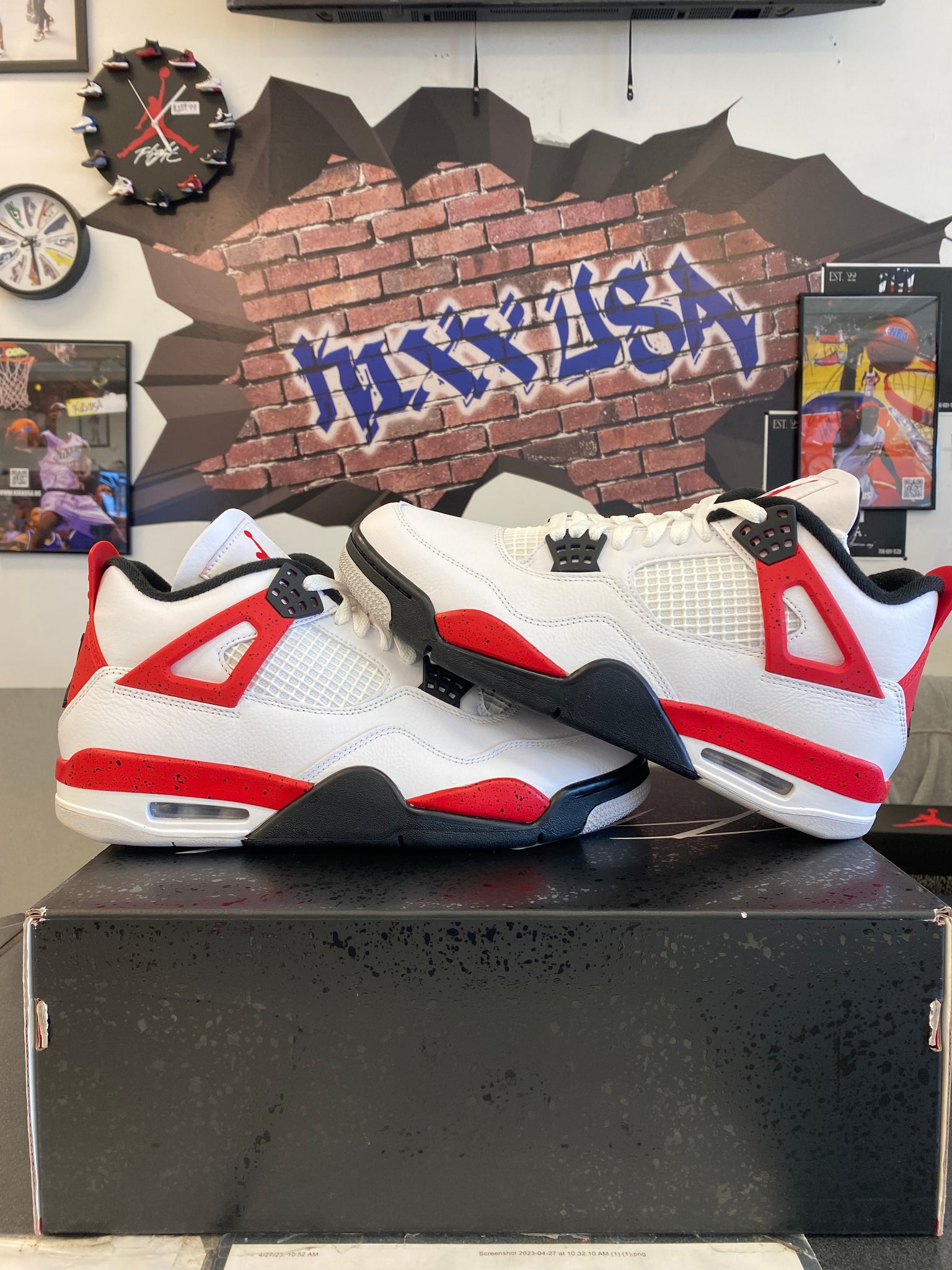 Air Jordan 4"Red Cement"#41324