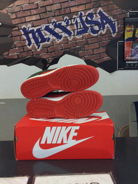 Nike Dunk Low “Khaki Mystic Red” #060324