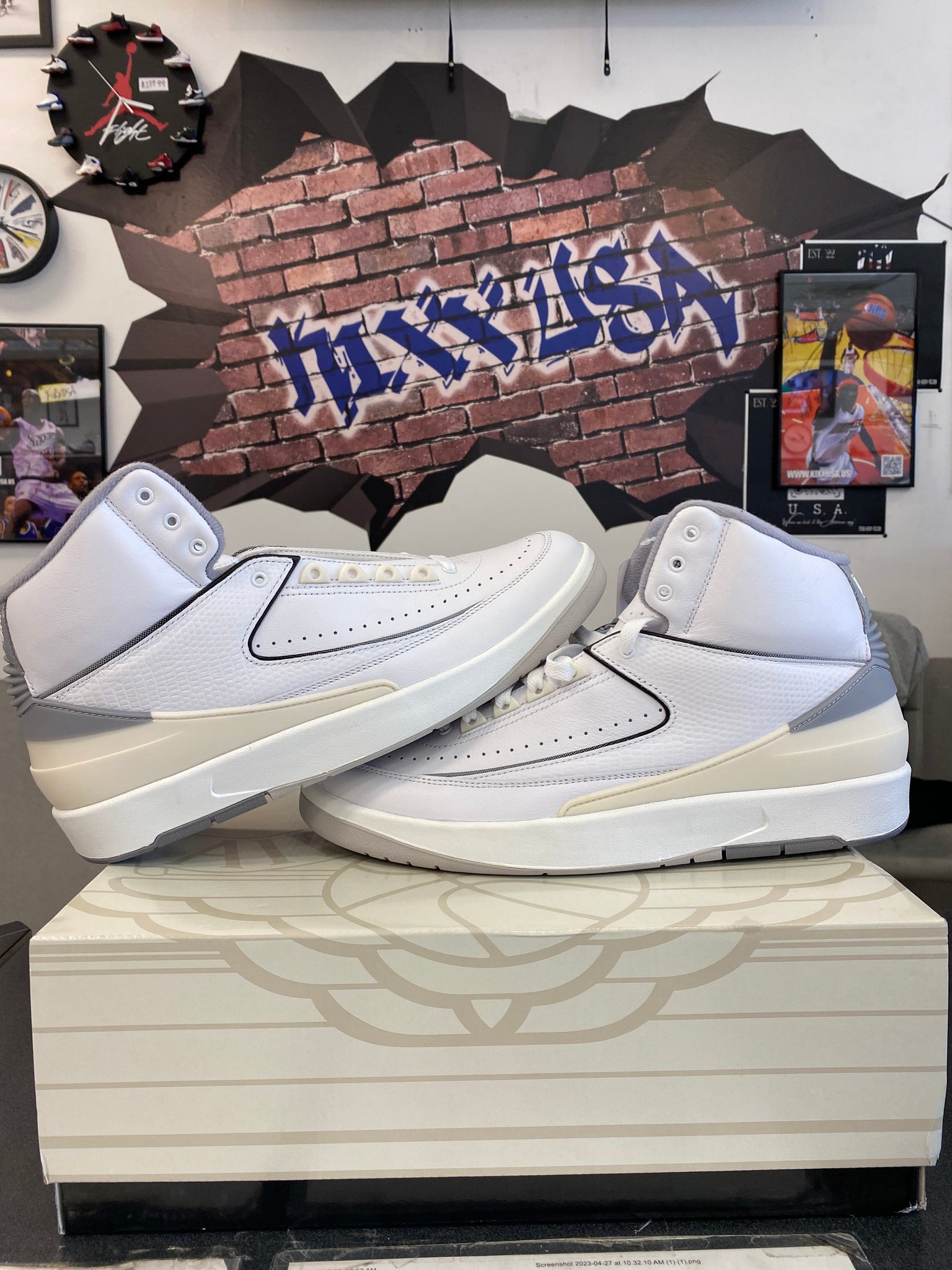 Air Jordan 2"White Cement"#42024