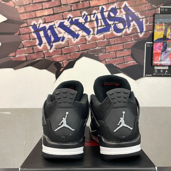 Air Jordan 4 “Black Canvas”#12024