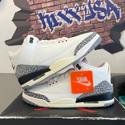 Air Jordan 3”White Cement Reimagined”#8923