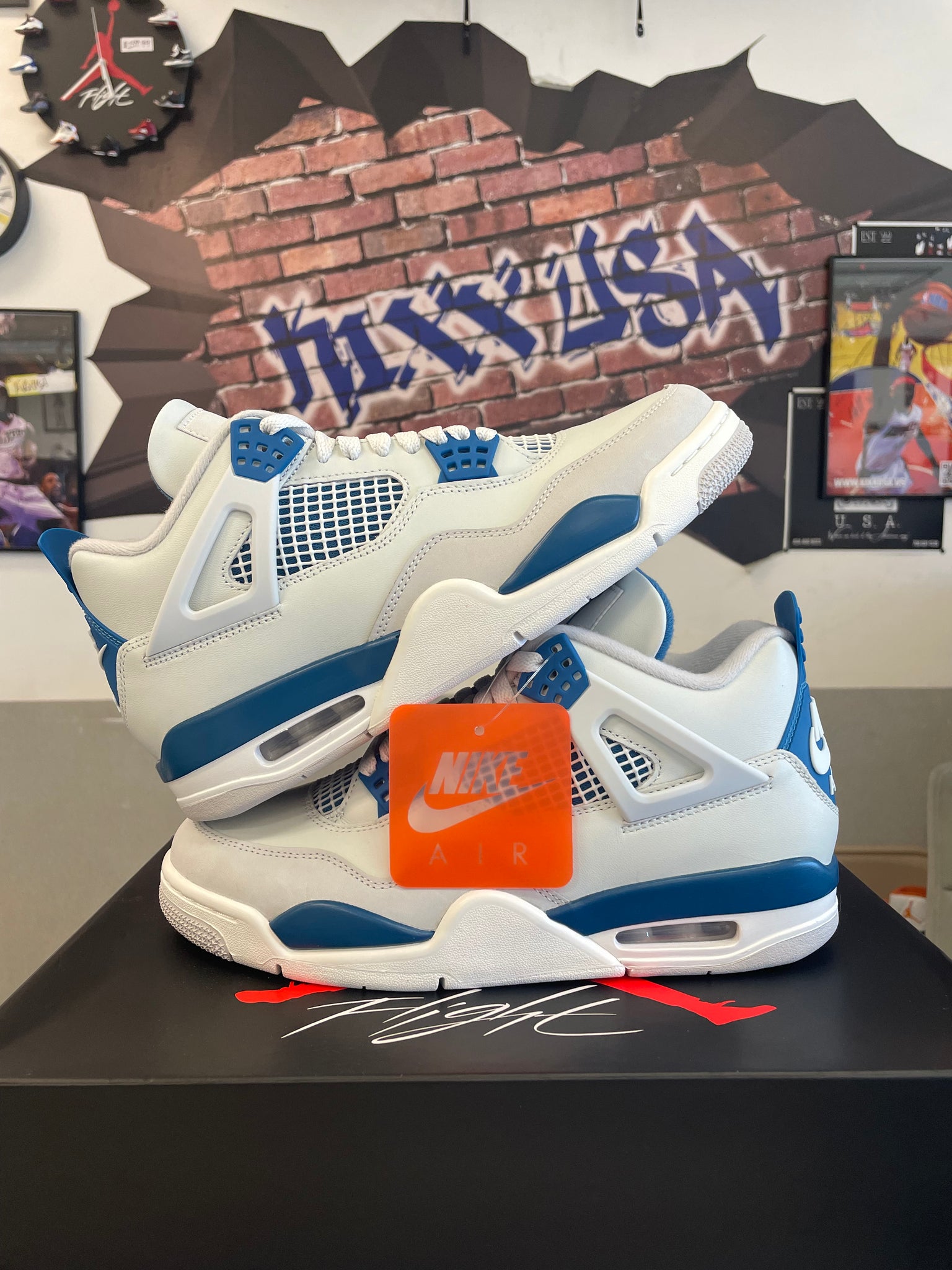 Air Jordan 4 “Military Blue”#7924