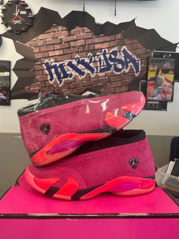 Wmns Air Jordan 14”Shocking Pink”#6924