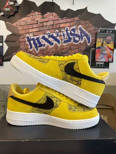 Nike Air Force 1 Low “Yellow Snakeskin”#101624