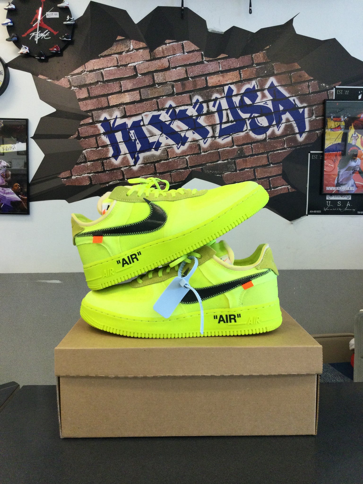 Off White x AF1 Low “Volt” #060924