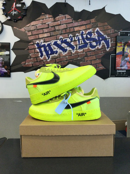 Off White x AF1 Low “Volt” #060924