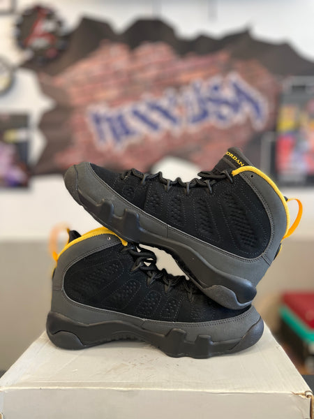 Air Jordan 9 “Dark Charcoal University Gold”#91724