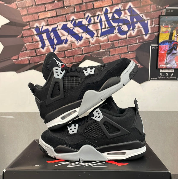 Air Jordan 4 “Black Canvas”#12024