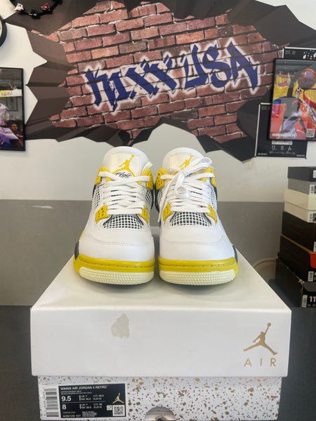 Wmns Air Jordan 4 “Vivid Sulfur”#81324