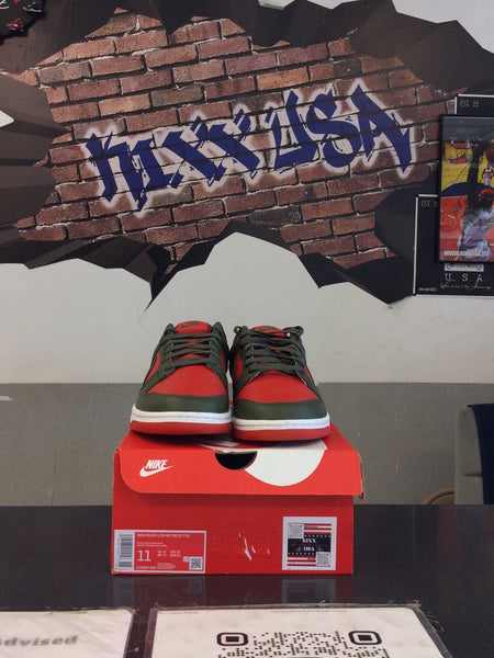 Nike Dunk Low “Khaki Mystic Red” #060324