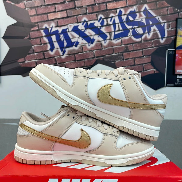 Wmns Nike Dunk Low “Gold Swoosh”#11724