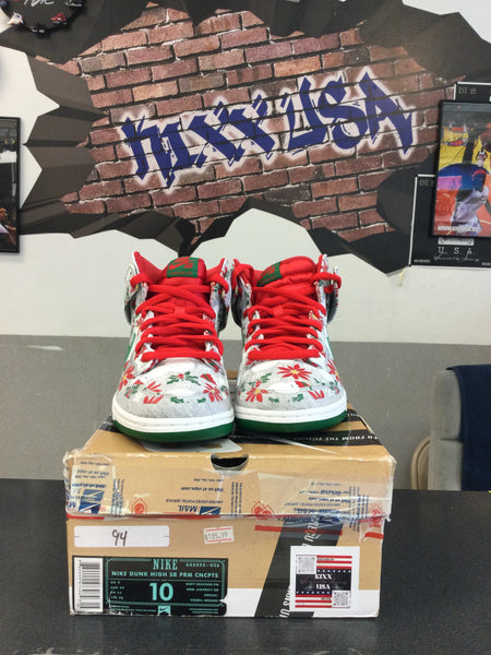 Nike Dunk High Premium SB x Concept “Ugly Christmas Sweater”#112324