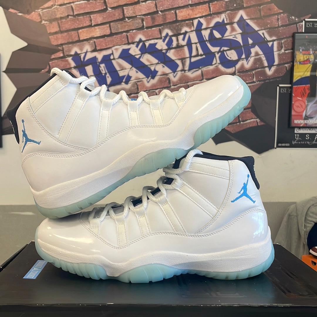 Air Jordan 11 High "Legend Blue"#4324