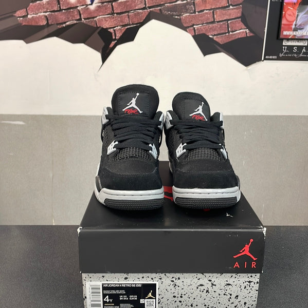 Air Jordan 4 “Black Canvas”#12024