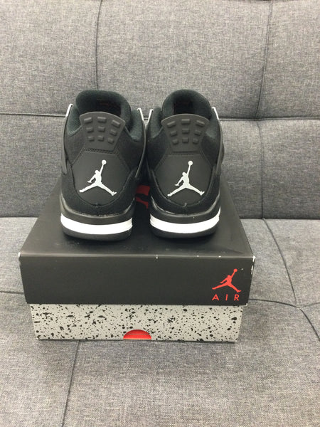 Air Jordan 4 “Black Canvas”#7924