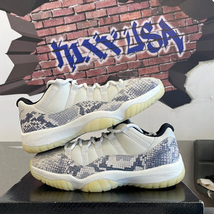 Air Jordan 11 Low”Light Bone Snakeskin”#6423