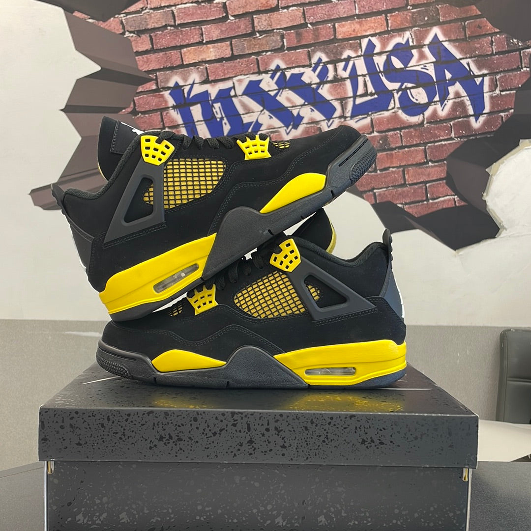 Air Jordan 4 “Thunder Blk/Yel”#53023