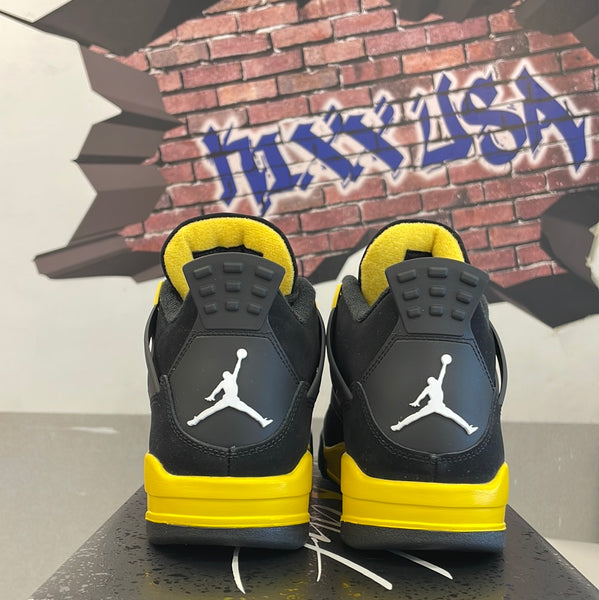 Air Jordan 4 “Thunder Blk/Yel”#53023