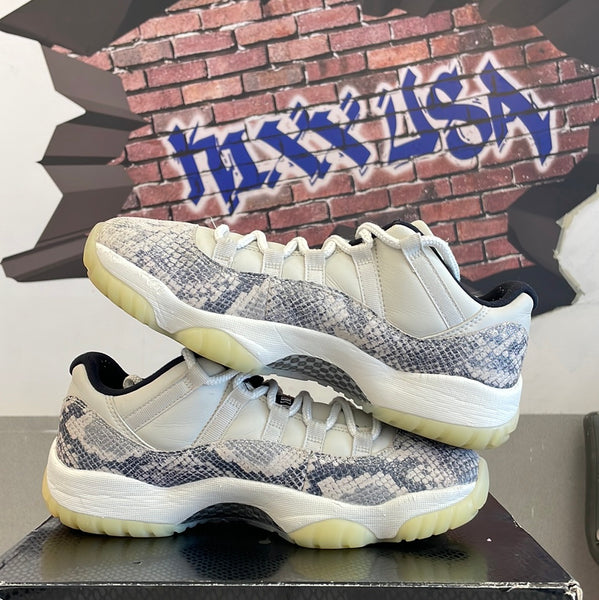 Air Jordan 11 Low”Light Bone Snakeskin”#6423