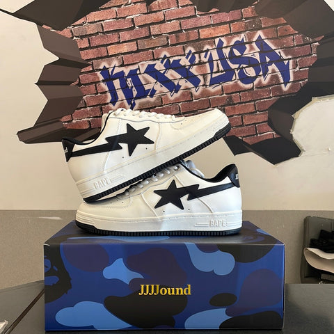 JJJJound x A Bathing Ape Bape Sta”Navy/Wht”#51123