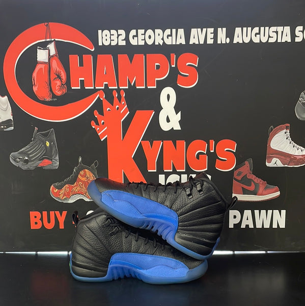 Air Jordan 12 Black Game Royal