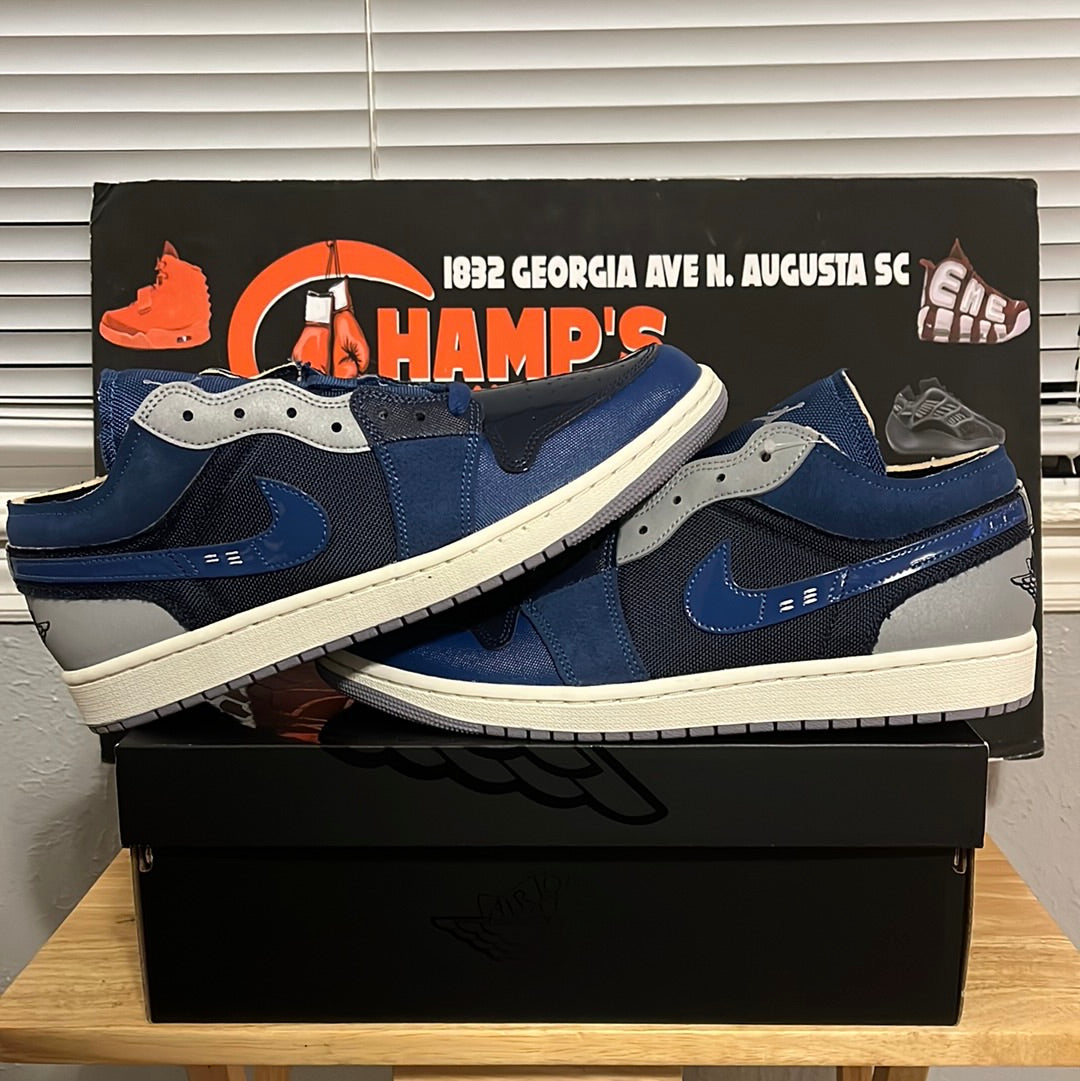 Air Jordan 1 Low See Craft “Inside Out-Obsidian” 12/18/22