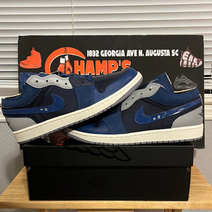 Air Jordan 1 Low See Craft “Inside Out-Obsidian” 12/18/22