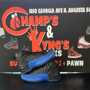 Air Jordan 12 Black Game Royal