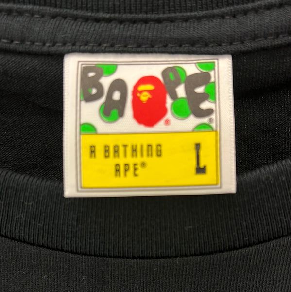 BAPE T-Shirt Black (Camo Ape Face)#31823