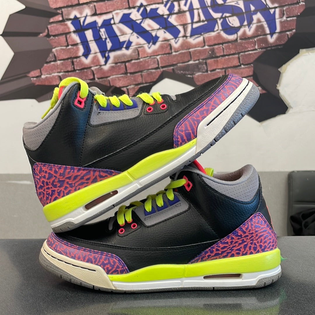 Air Jordan 3 “Blk/Atomic Red”