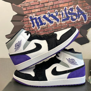 Air Jordan 1 Mid”Varsity Purple” #32923