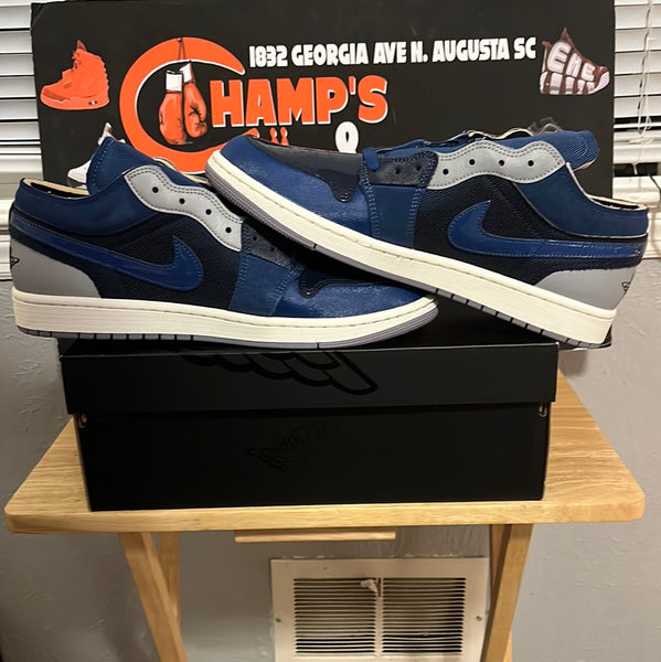 Air Jordan 1 Low See Craft “Inside Out-Obsidian” 12/18/22