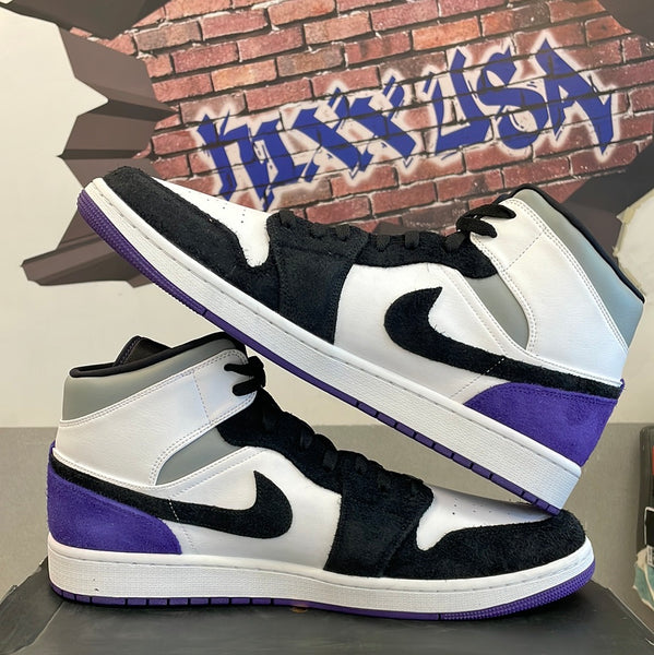 Air Jordan 1 Mid”Varsity Purple” #32923